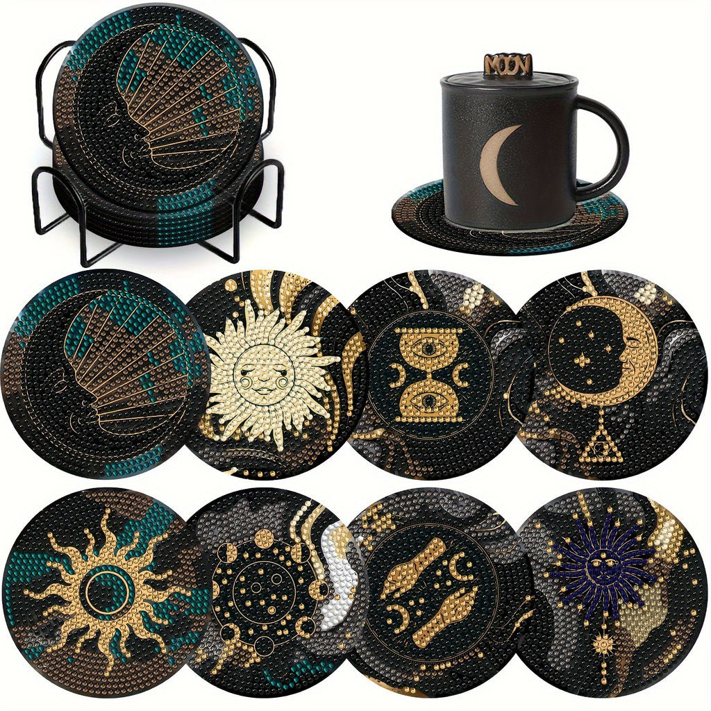 8 Sun & Moon Coaster Set