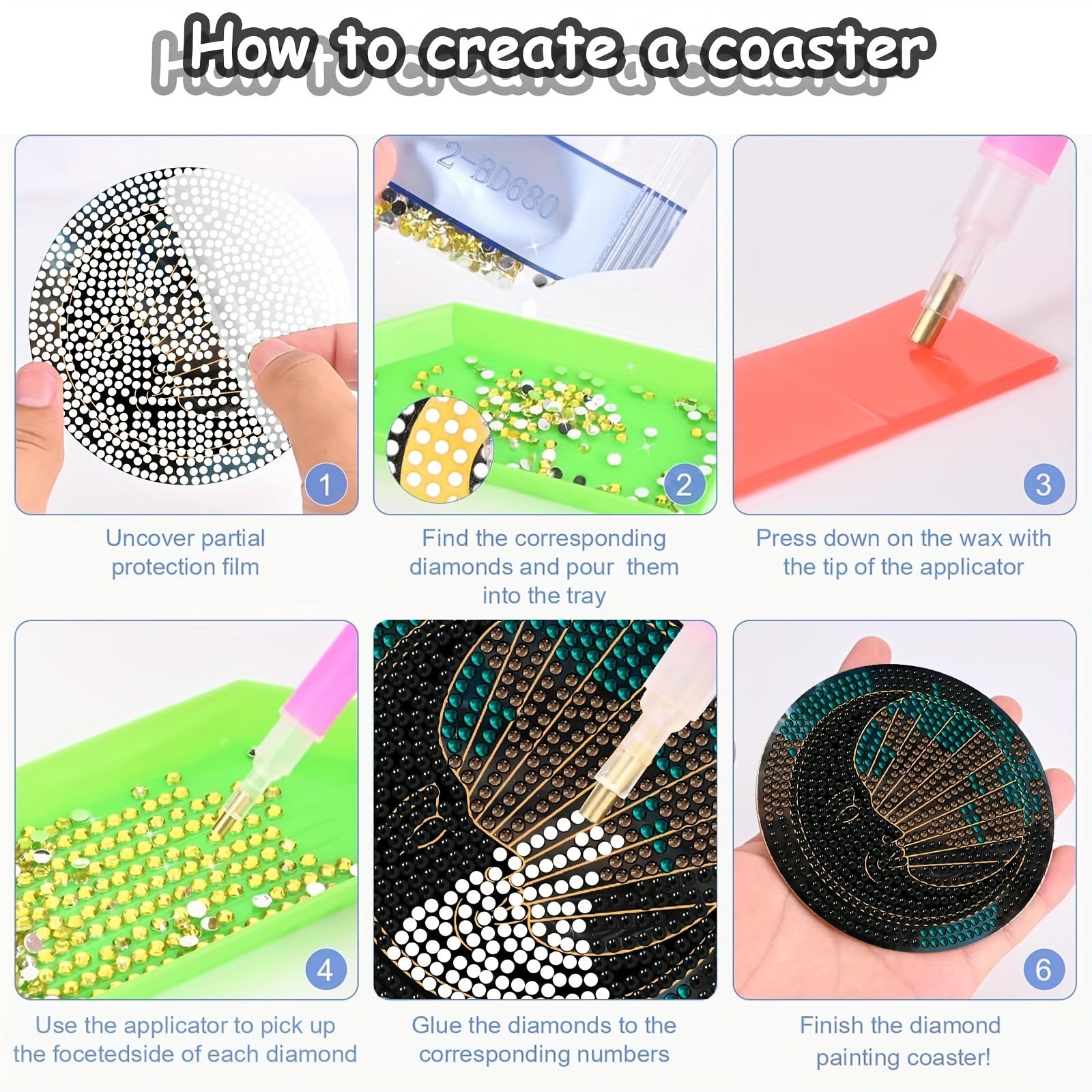 8 Sun & Moon Coaster Set