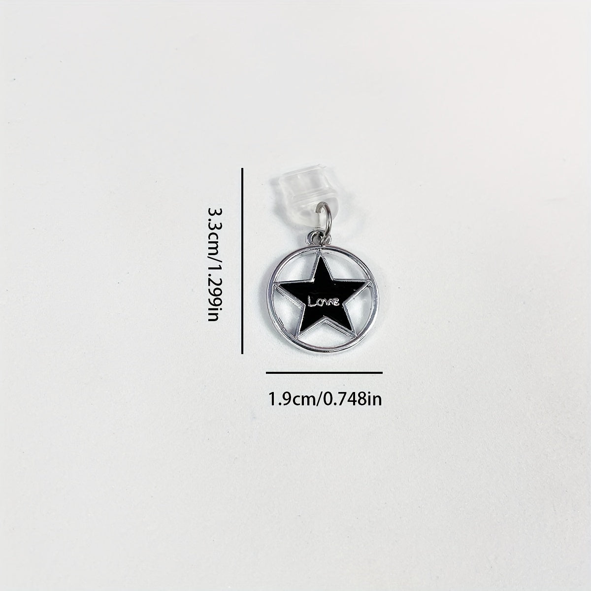 Anti-Dust Plug Charms for iPhone and Samsung - Skull Butterfly and Star Love Design- C- Ports