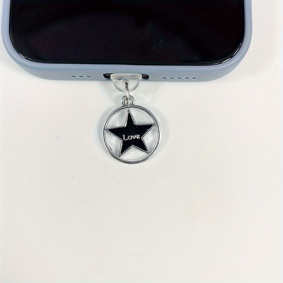 Anti-Dust Plug Charms for iPhone and Samsung - Skull Butterfly and Star Love Design- C- Ports