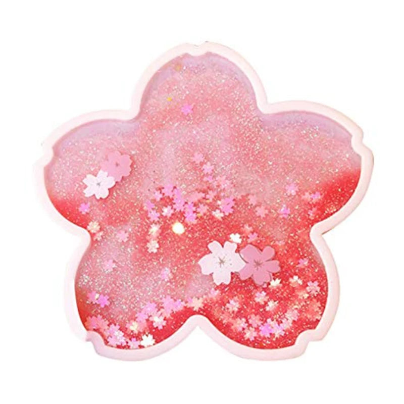 Glitter Sakura Coasters