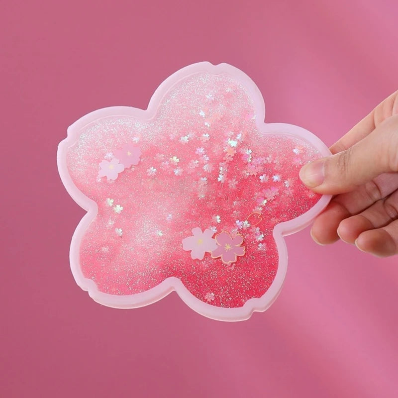 Glitter Sakura Coasters