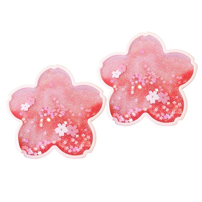Glitter Sakura Coasters