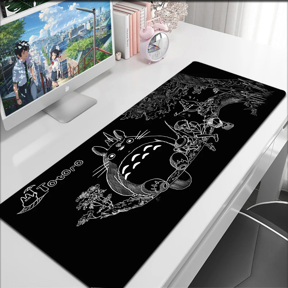 Anime Kawaii Table Mat Mousepad Office HD Print Dragon Large Deskmat Non-Slip Keyboard Pads Pc Cabinet Cute Carpet Mouse Pad