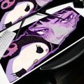 Computer Accessories Kuromi Table Mat Purple Office Leather Mousepad Company Keyboard Pad  Anime Game Mats Pc Gamer Girl Desk