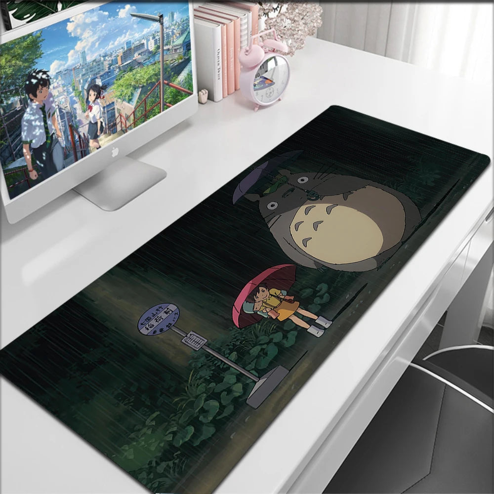 Anime Kawaii Table Mat Mousepad Office HD Print Dragon Large Deskmat Non-Slip Keyboard Pads Pc Cabinet Cute Carpet Mouse Pad