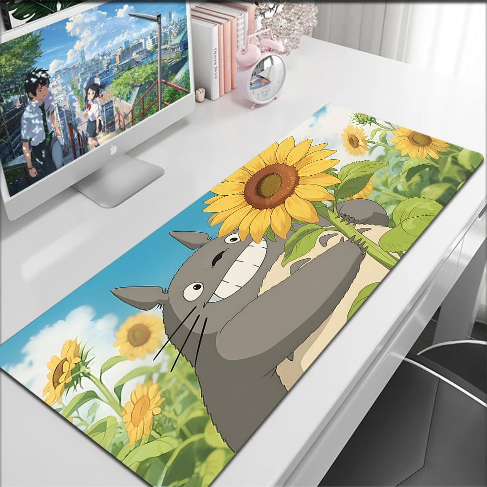 Anime Kawaii Table Mat Mousepad Office HD Print Dragon Large Deskmat Non-Slip Keyboard Pads Pc Cabinet Cute Carpet Mouse Pad