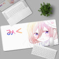 Art Line Drawing Miku Nakano/ The Quintessential Quintuplets Desk Mat