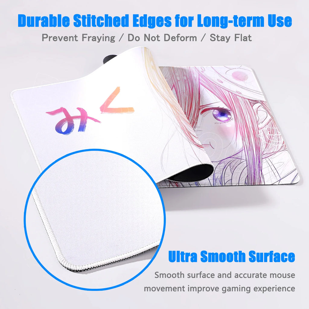 Art Line Drawing Miku Nakano/ The Quintessential Quintuplets Desk Mat