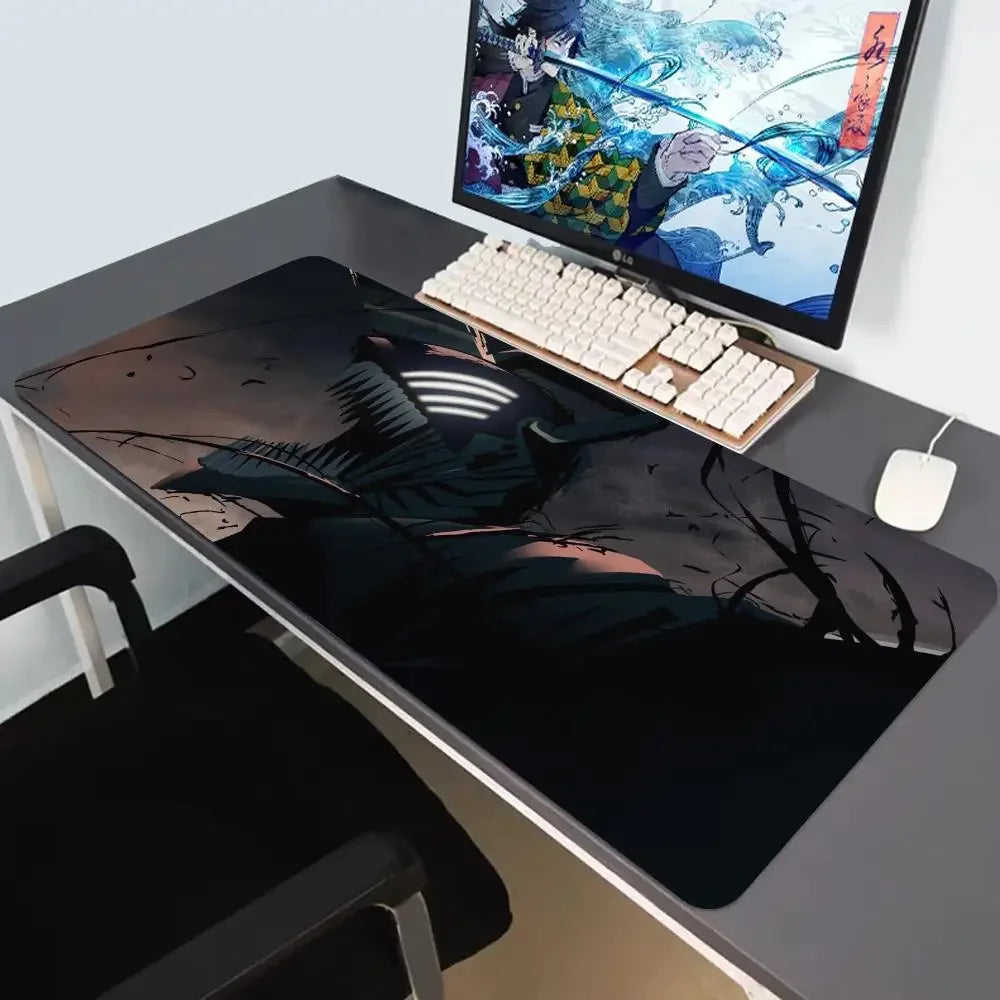 Anime Chainsaw Man Mousepad HD Printing Computer Gamers Locking Edge Non-slip Mouse Pad XXL90x40cm Keyboard PC Desk Pad