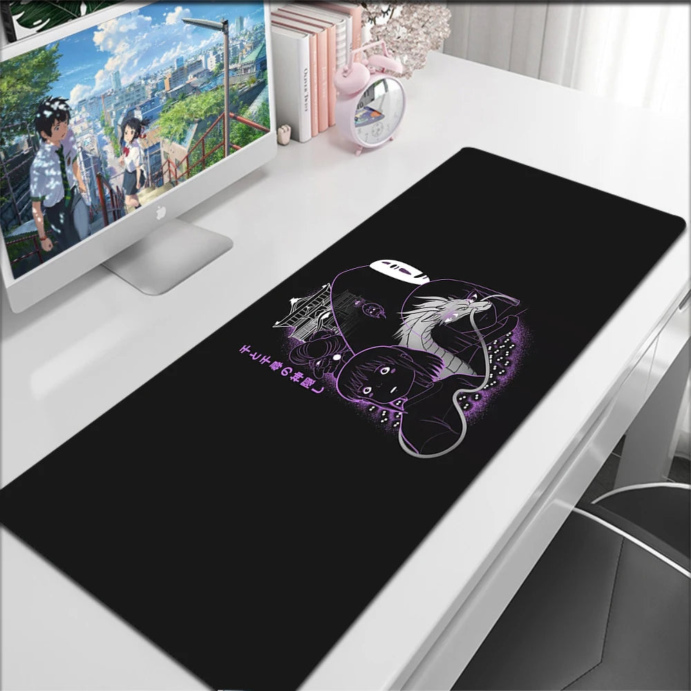 Anime Kawaii Table Mat Mousepad Office HD Print Dragon Large Deskmat Non-Slip Keyboard Pads Pc Cabinet Cute Carpet Mouse Pad