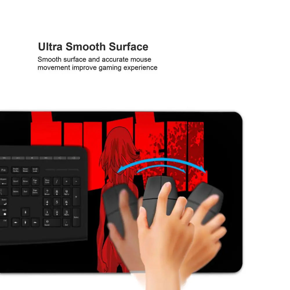 Anime Kill La Kill  Desk Mouse Pad Cute Matoi Ryuuko HD Desk Pad Extended Gaming Keyboard Mats Large XXL Gamer Mousepad 90x40