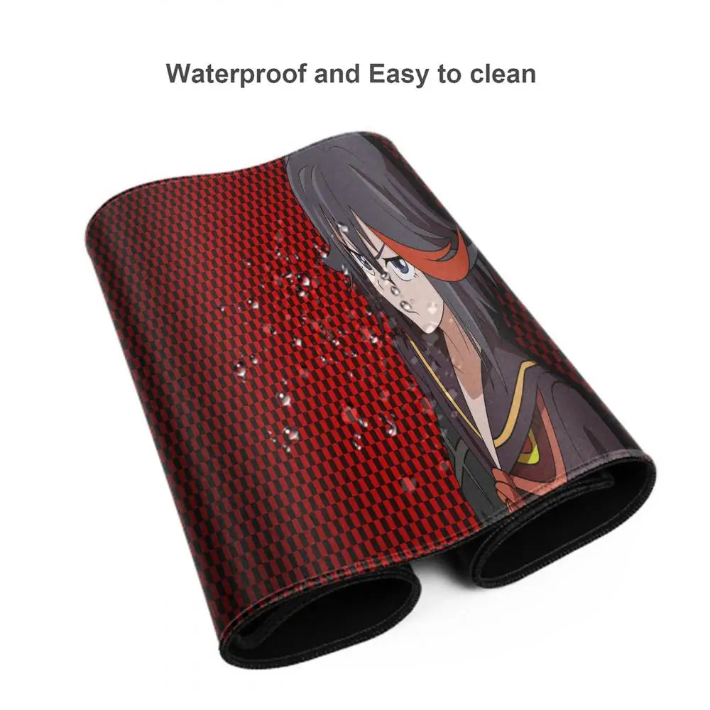 Anime Kill La Kill  Desk Mouse Pad Cute Matoi Ryuuko HD Desk Pad Extended Gaming Keyboard Mats Large XXL Gamer Mousepad 90x40