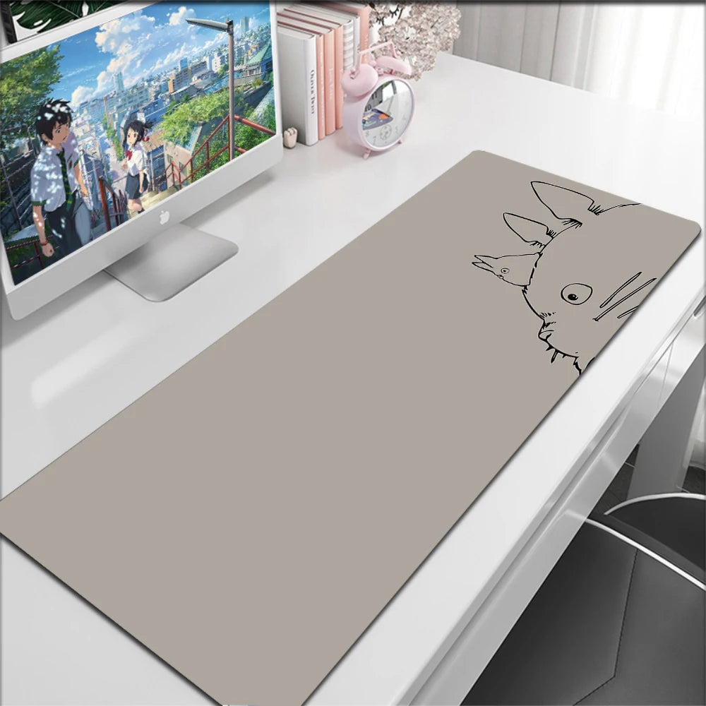 Anime Kawaii Table Mat Mousepad Office HD Print Dragon Large Deskmat Non-Slip Keyboard Pads Pc Cabinet Cute Carpet Mouse Pad