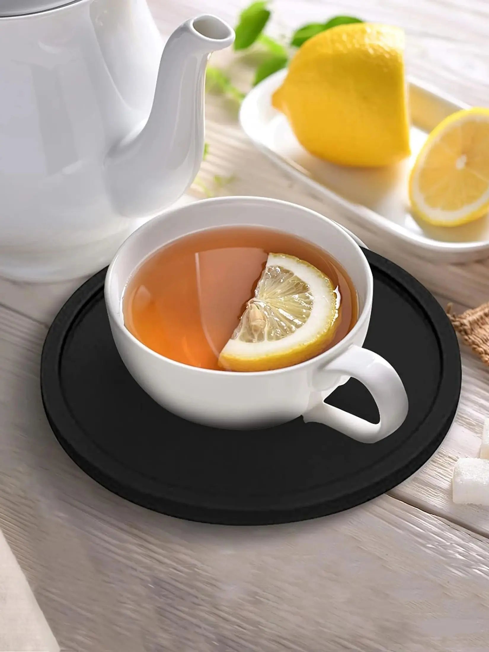 Black Silicone Coasters