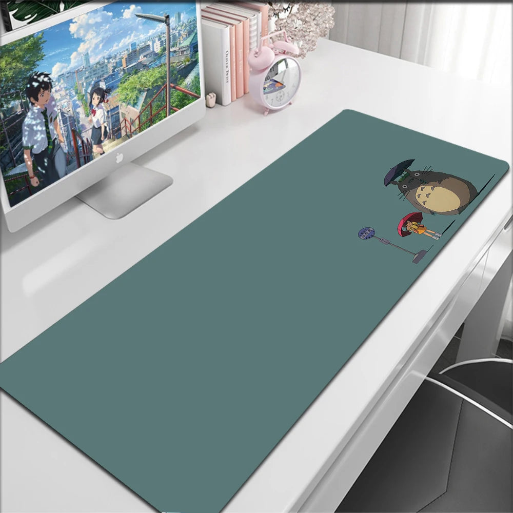 Anime Kawaii Table Mat Mousepad Office HD Print Dragon Large Deskmat Non-Slip Keyboard Pads Pc Cabinet Cute Carpet Mouse Pad