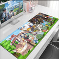 Anime Kawaii Table Mat Mousepad Office HD Print Dragon Large Deskmat Non-Slip Keyboard Pads Pc Cabinet Cute Carpet Mouse Pad