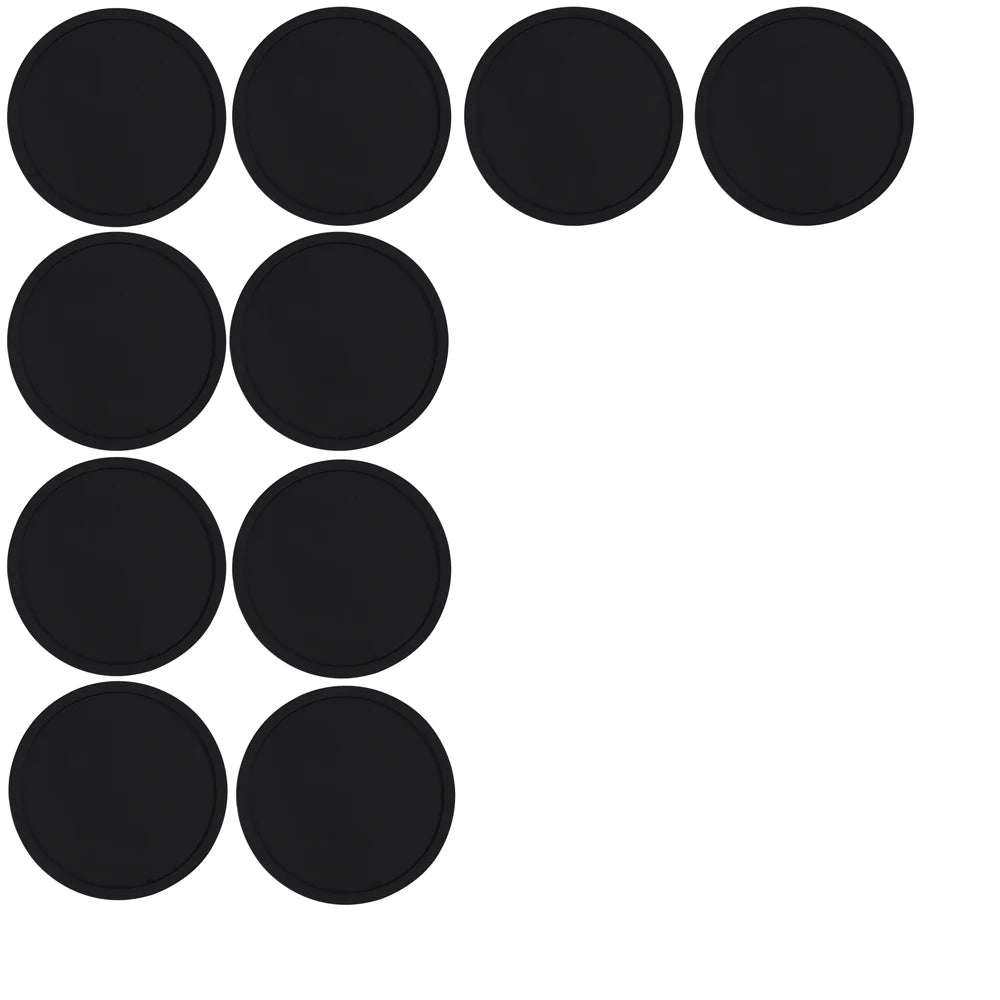 Black Silicone Coasters