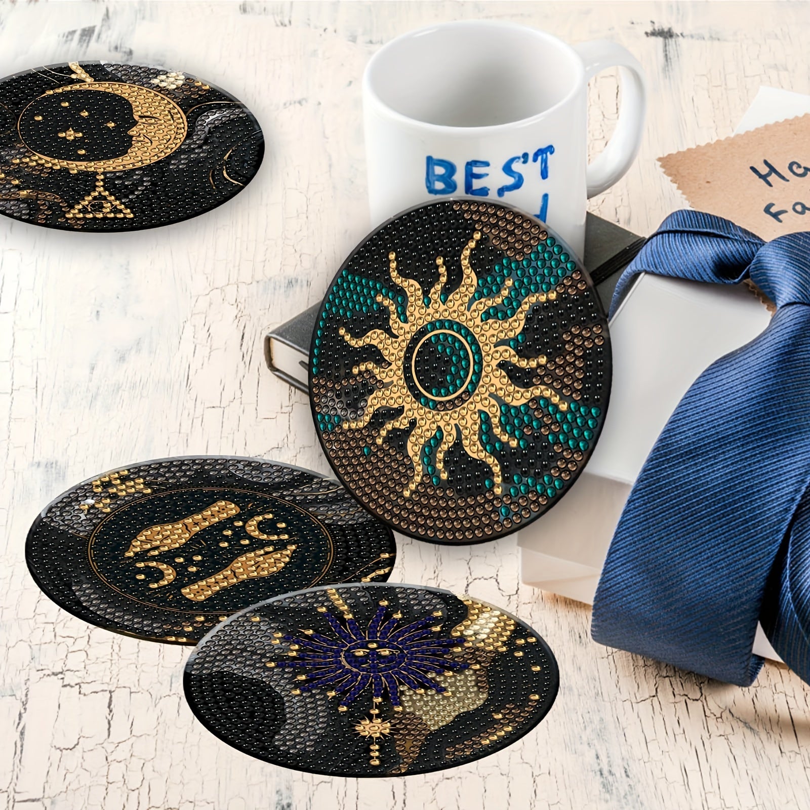 8 Sun & Moon Coaster Set