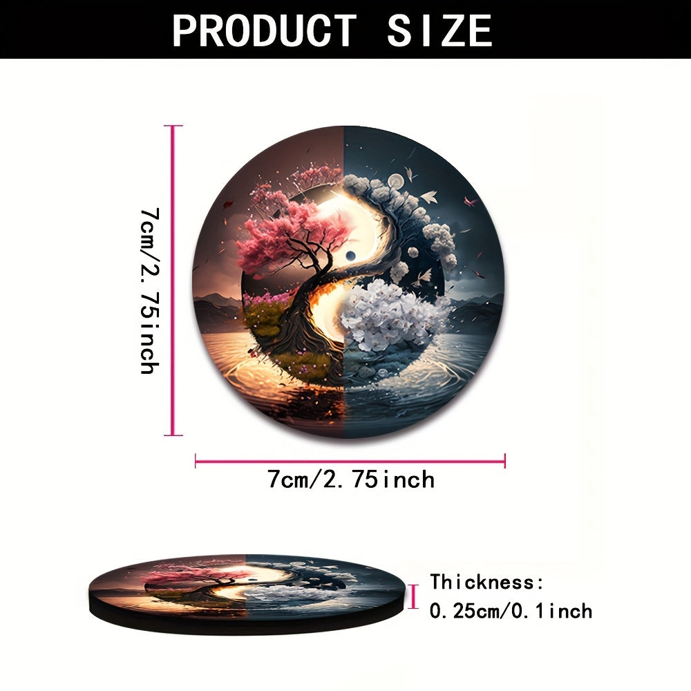 Tree of Life Car Cup Holder Coasters